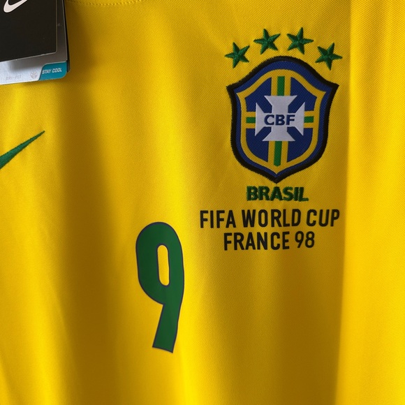 Ronaldo Brazil 1998 Final Jersey Yellow - Picture 5 of 7